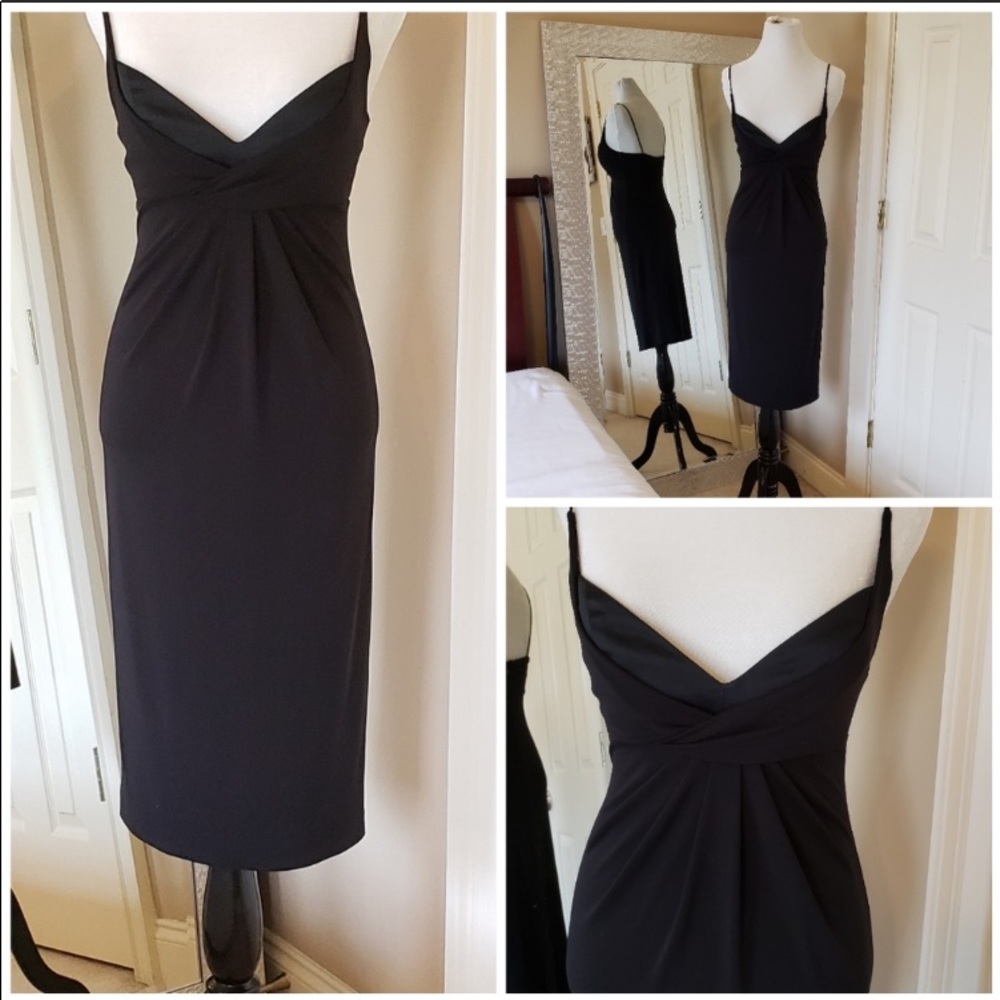 Like New Nicole Miller Black Dress size 2